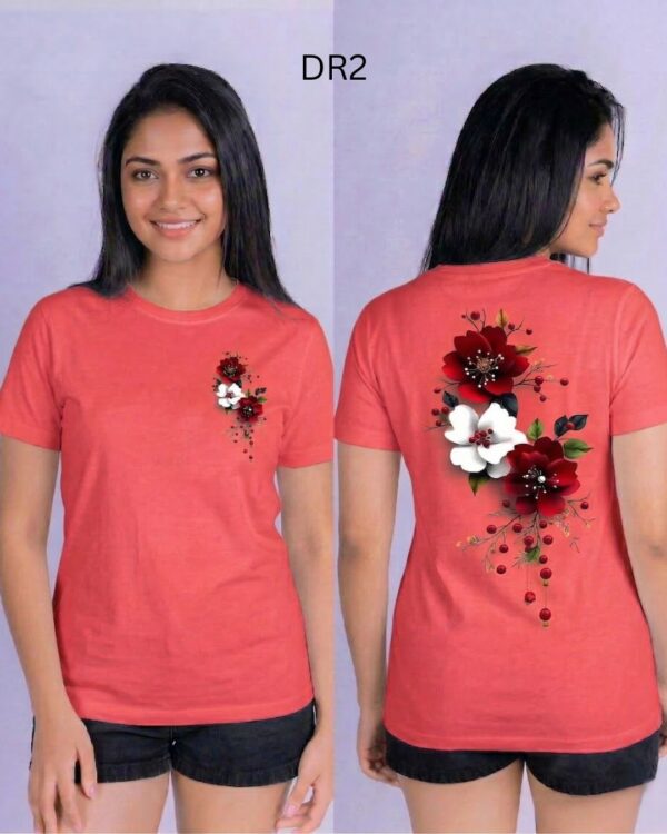 Women T Shirt Printed- Regular Size