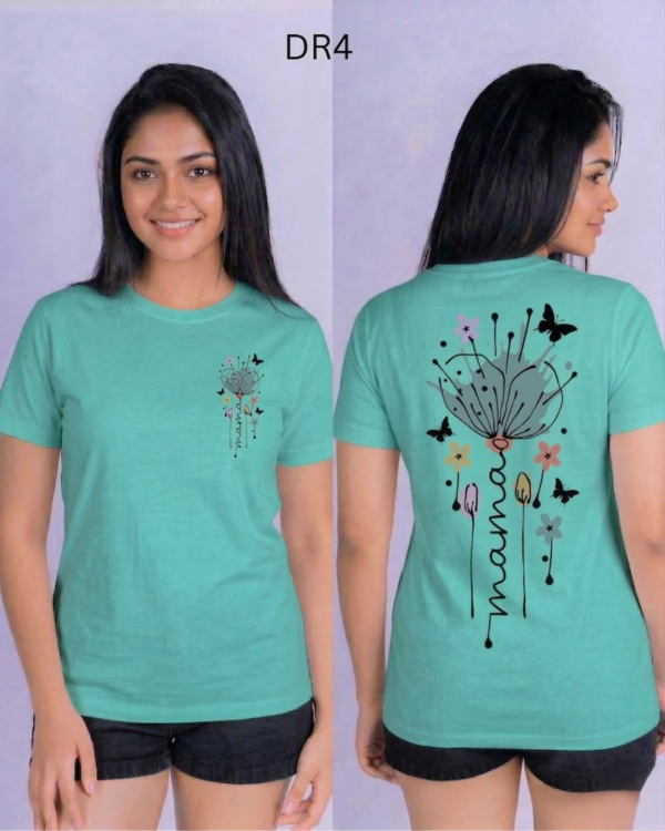 Women T Shirt Printed- Regular Size