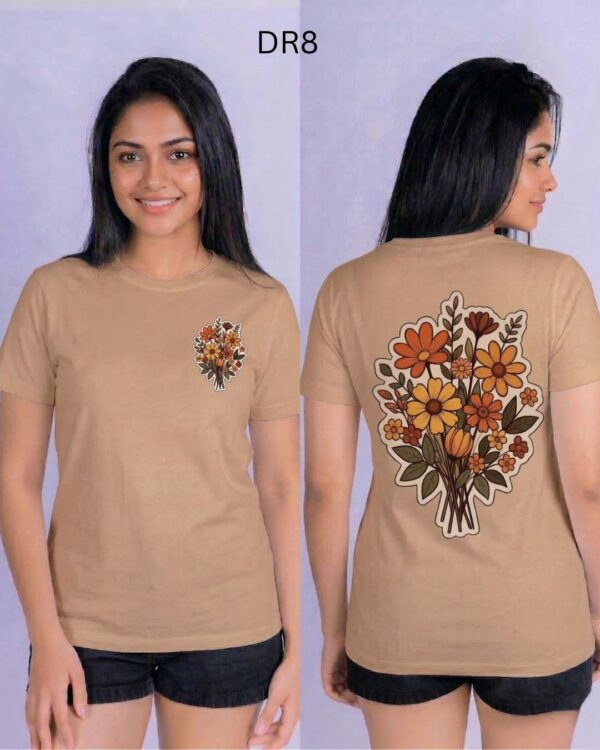 Women T Shirt Printed- Regular Size