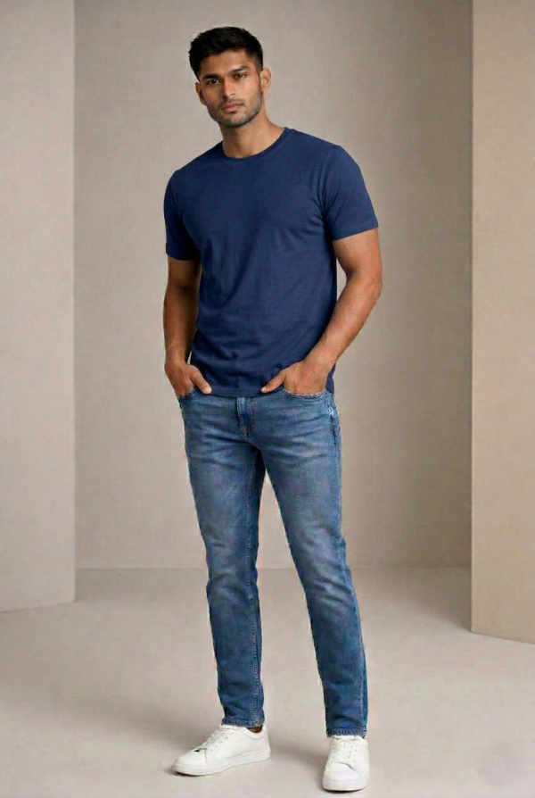 Regular Size Plain T Shirt-Male