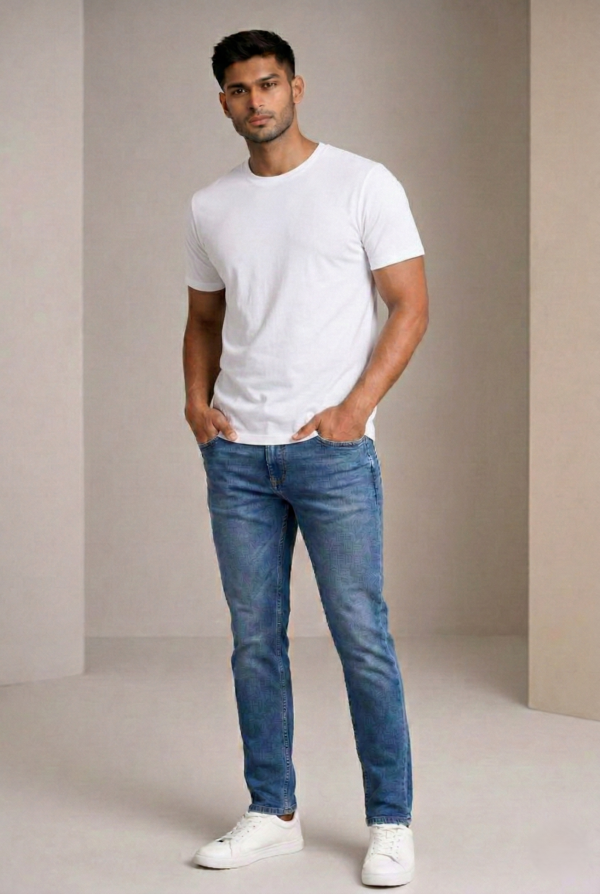Regular Size Plain T Shirt-Male