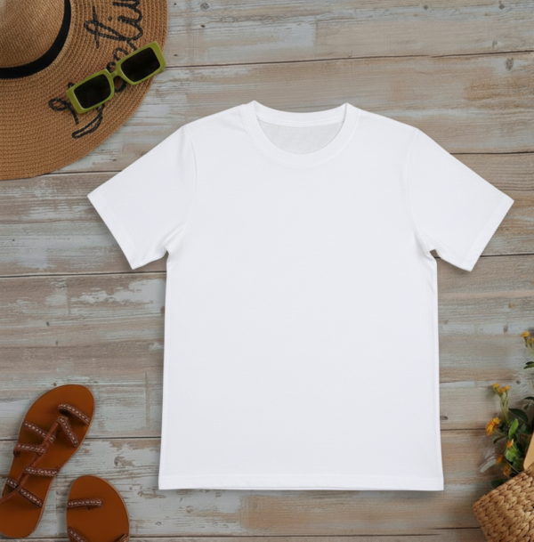 Regular Size Plain T Shirt-Unisex