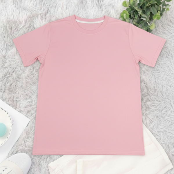 Regular Size Plain T Shirt-Ladies