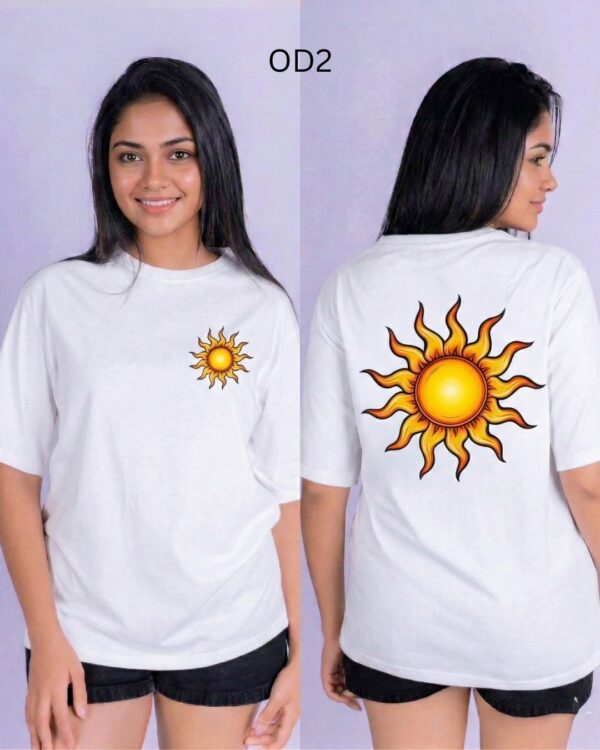 Women T Shirt Printed- Oversized