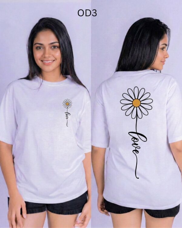 Women T Shirt Printed- Oversized