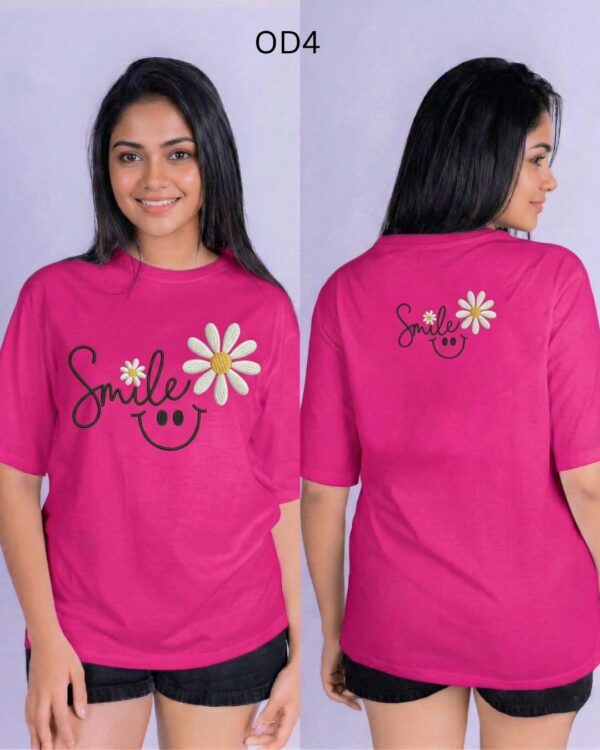Women T Shirt Printed- Oversized