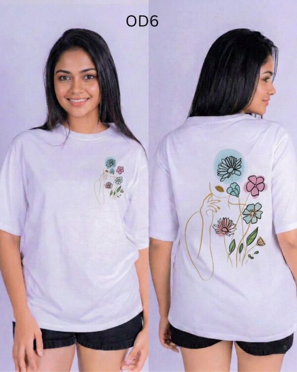 Women T Shirt Printed- Oversized