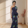 Peacock Feather Saree