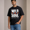 Oversized Printed T Shirt-For Men's