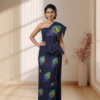 Peacock Feather Saree
